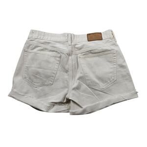 J. Crew white jean shorts casual career summer 3.5" inseam sz 27 undyed preppy